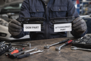 Read more about the article Aftermarket vs. OEM Parts in Collision Repair: The Long-Term Cost Impact